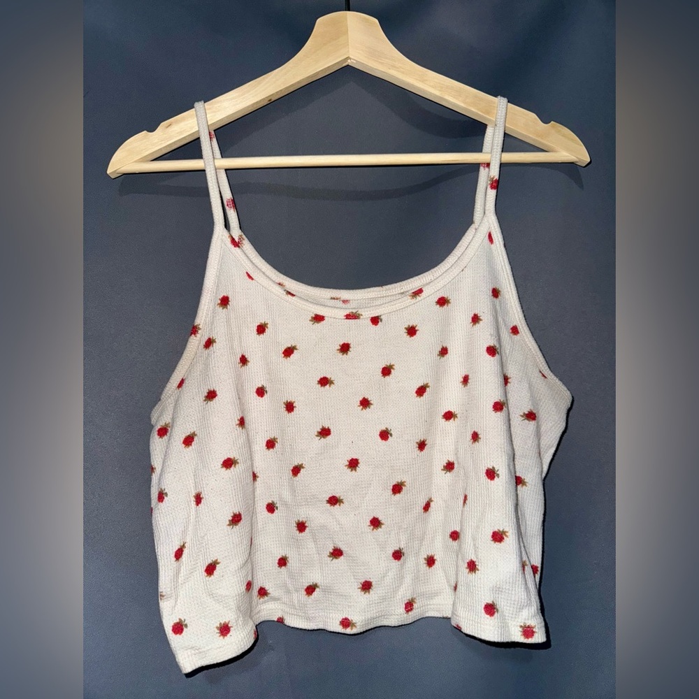 Strawberry American Eagle Tank Top